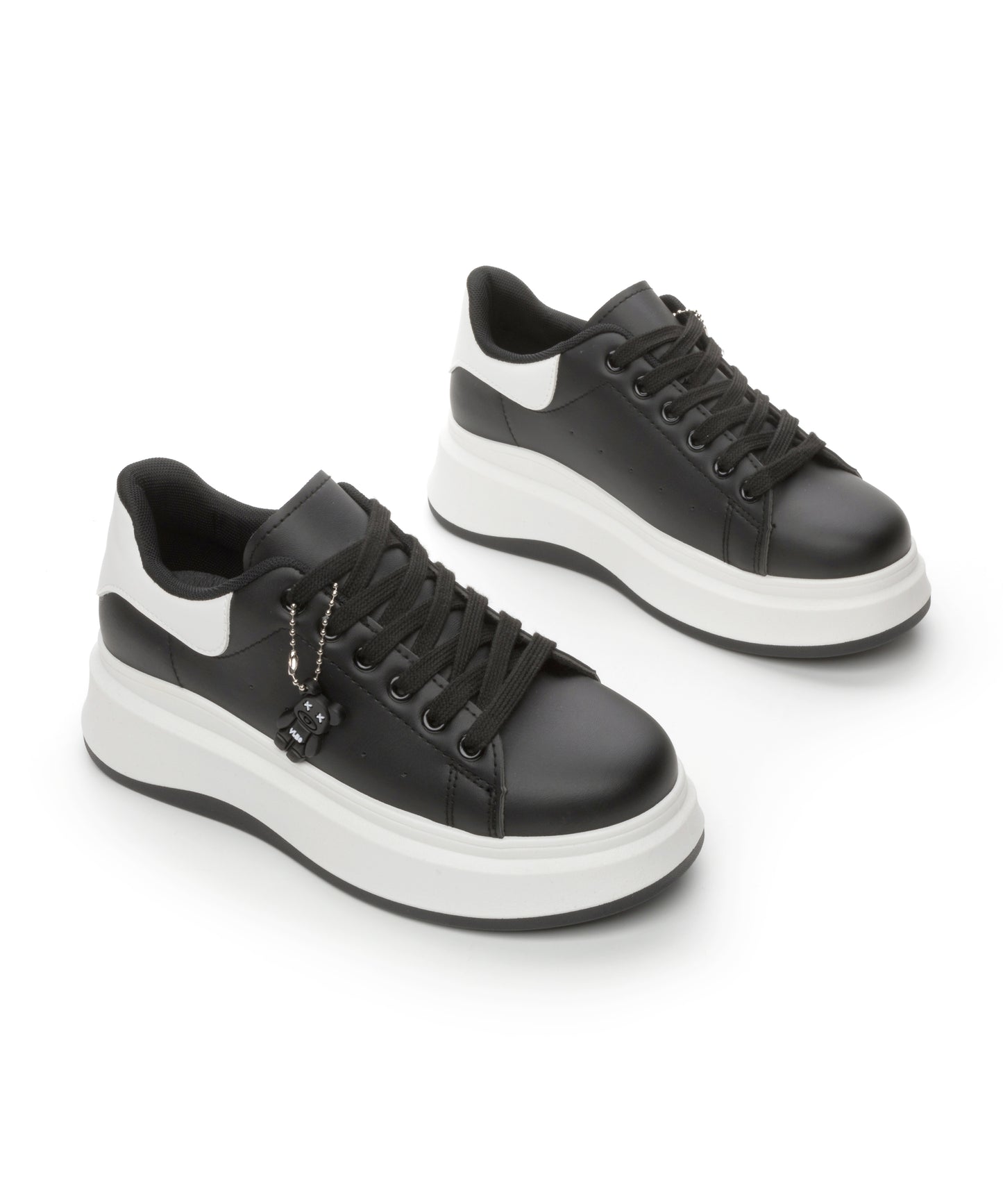 42лв Черен /Бял /Бял c Черен Дамски маратонки size(36-40)xcess-D2349