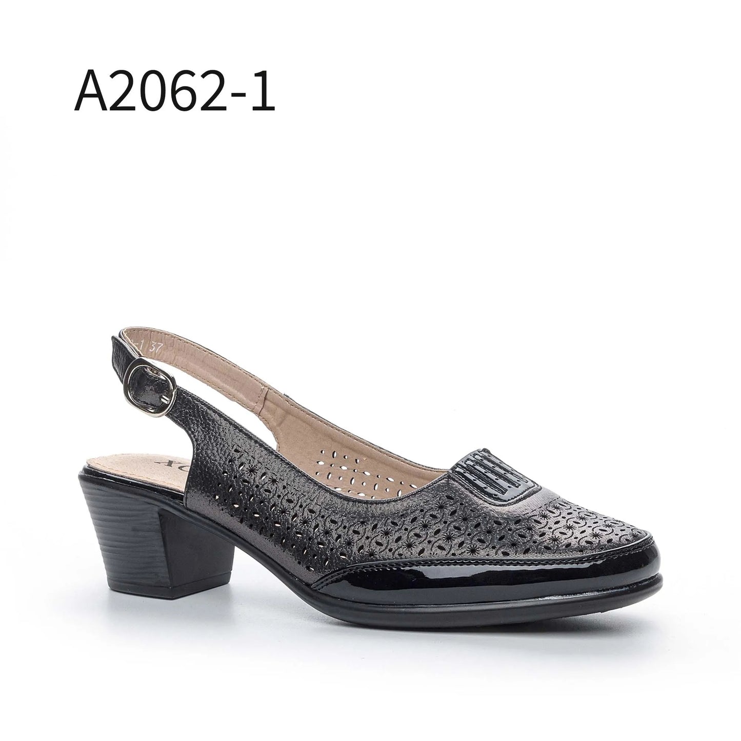 47лв Черен /Бял л сребро /Бежов л Злат Дамски сандали size(36-40)xcess-A2062