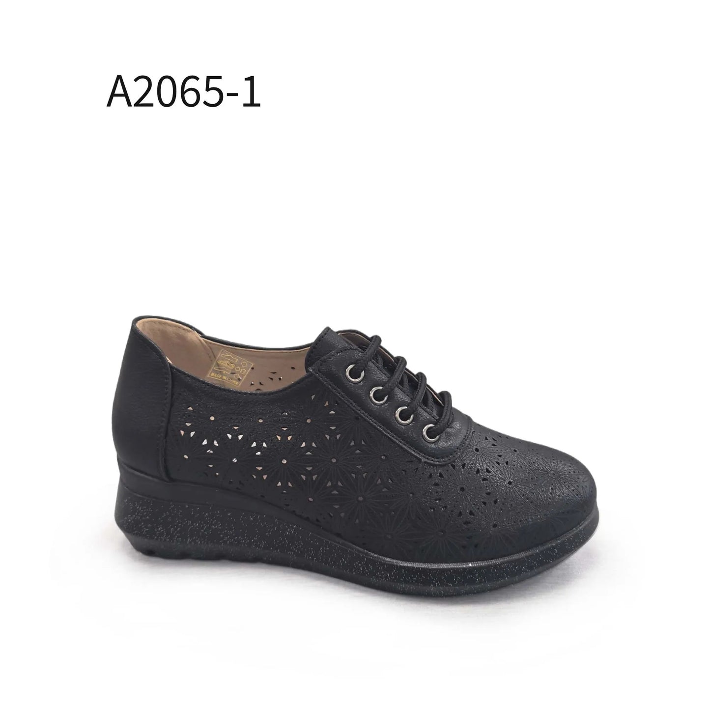 51лв Черен /Сребро /Бежов Дамски обувки size(36-40)xcess-A2065