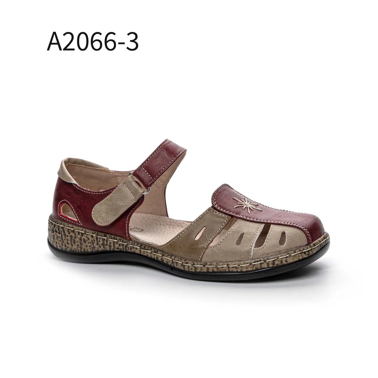 47лв Черен /Бял /Червен Дамски сандали size(36-42)xcess-A2066