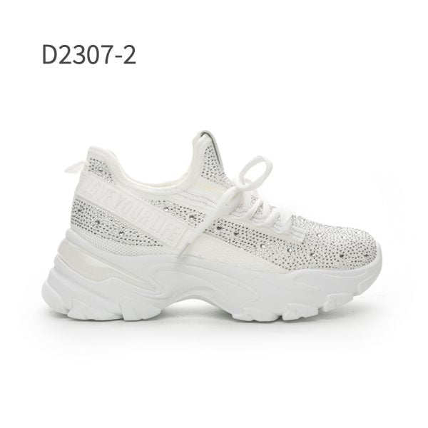 36лв Черен /Бял /Син Дамски маратонки size(36-41)xcess-D2307