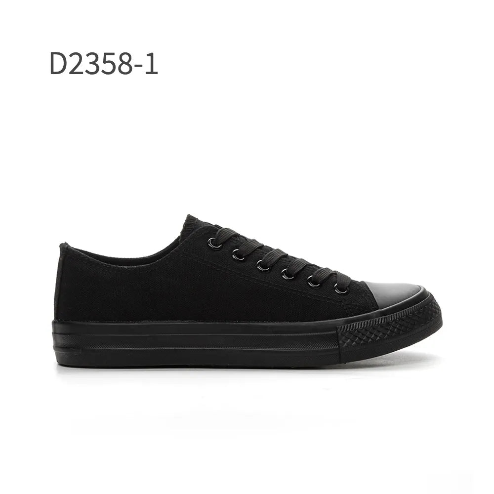23лв Дамски гуменки различни цветове size(36-41)xcess-D2358 CASUAL FLAT CANVAS LACE UP PLIMSOLLS TRAINERS SHOES