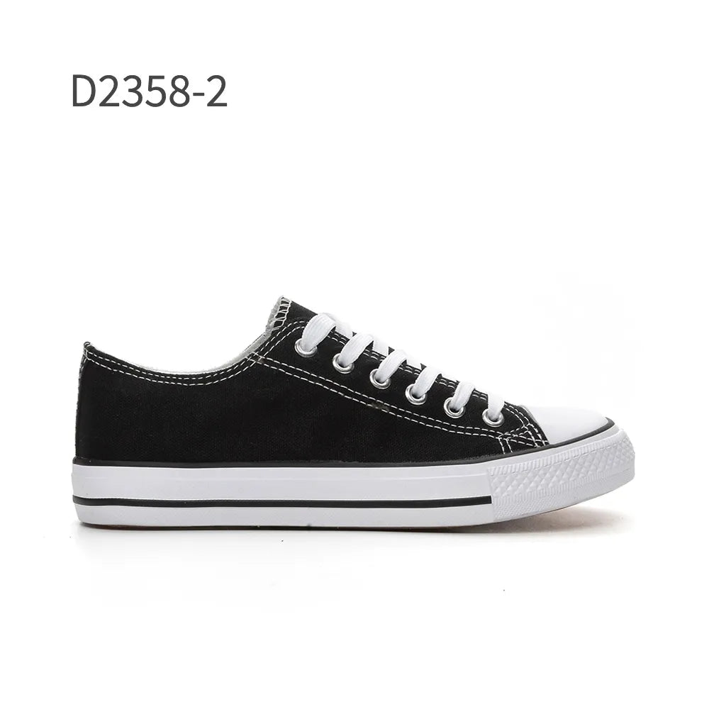 23лв Дамски гуменки различни цветове size(36-41)xcess-D2358 CASUAL FLAT CANVAS LACE UP PLIMSOLLS TRAINERS SHOES