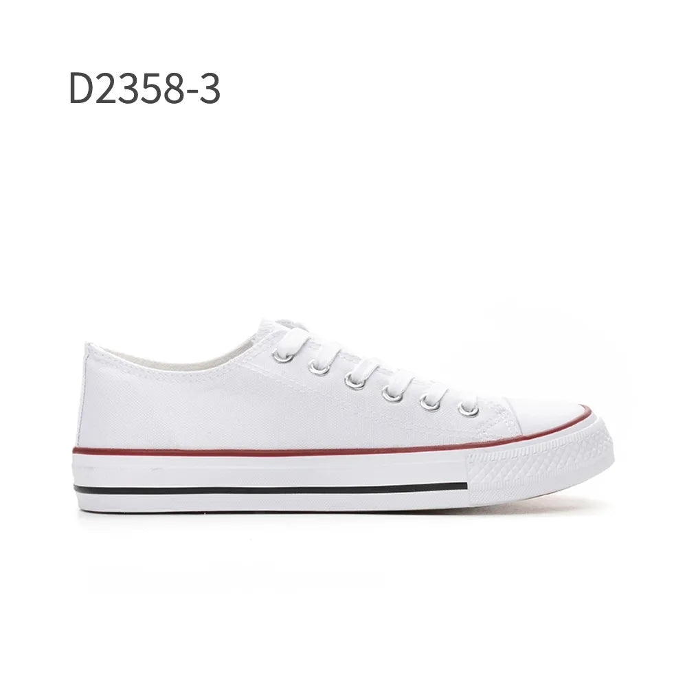 23лв Дамски гуменки различни цветове size(36-41)xcess-D2358 CASUAL FLAT CANVAS LACE UP PLIMSOLLS TRAINERS SHOES