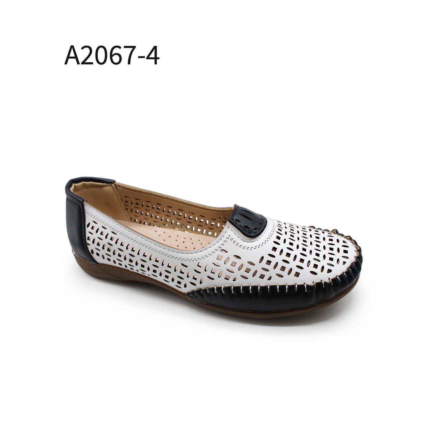 36лв Черен/Бял/Каки/Син Дамски обувки size(36-41)xcess-A2067
