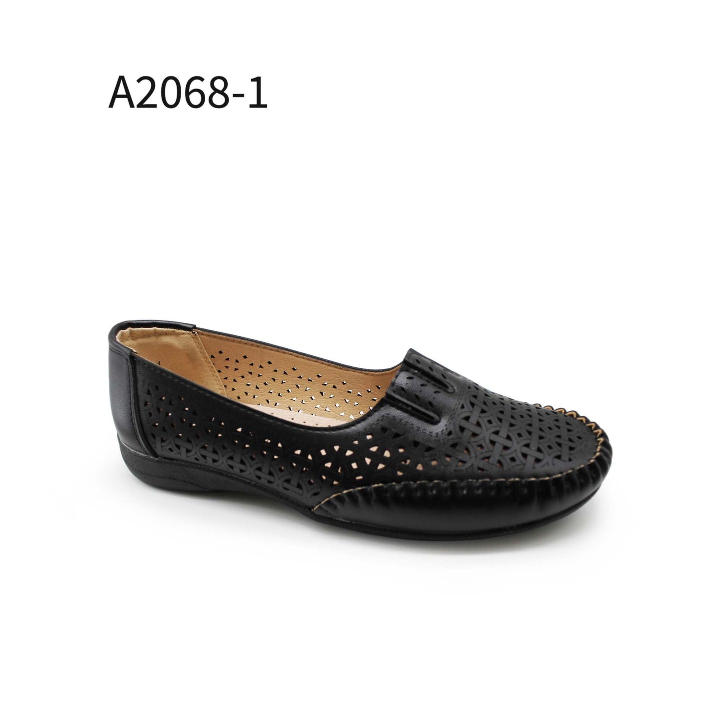 36лв Черен/Бял/Бежов Дамски обувки size(36-41)xcess-A2068